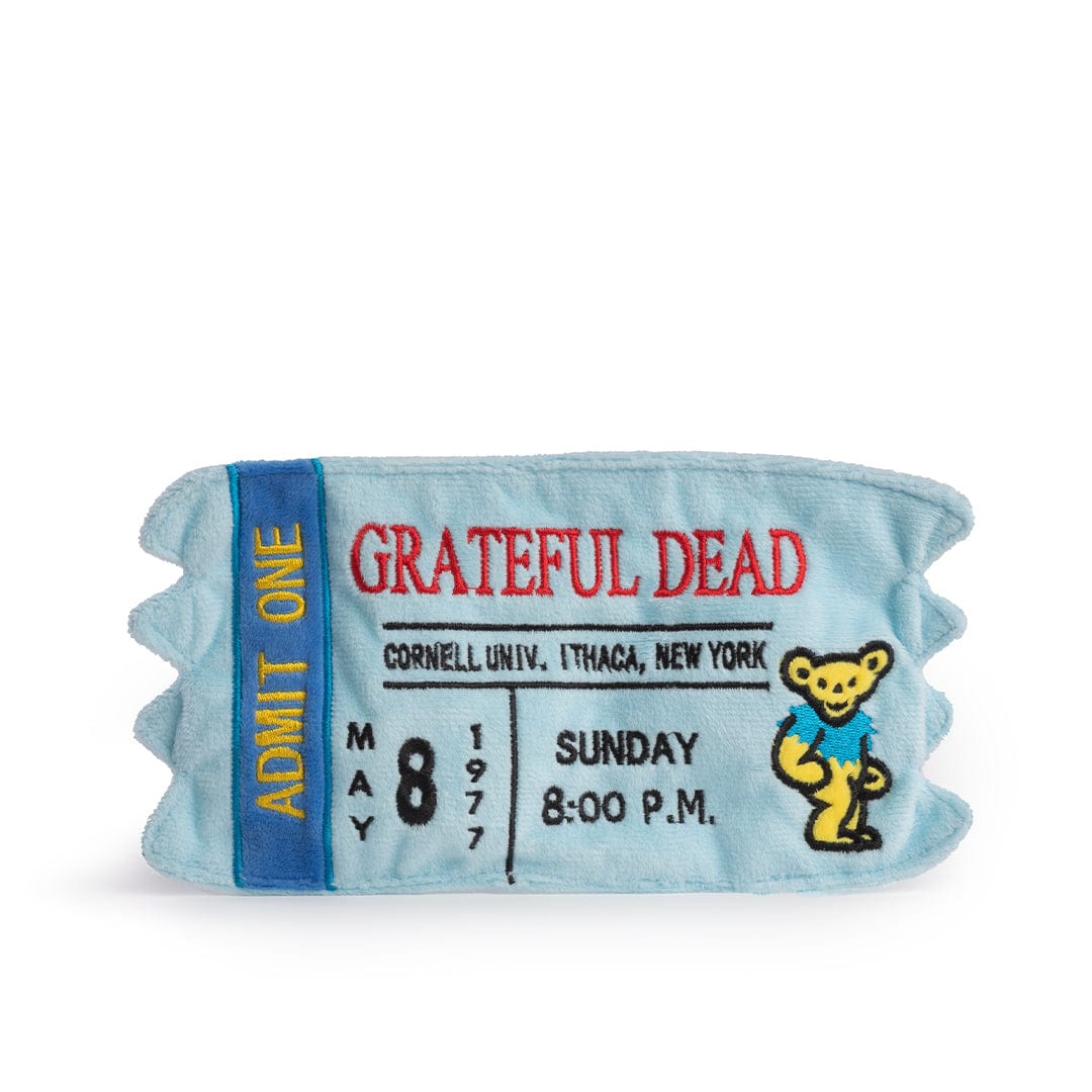 Grateful Dead Cornell ‘77 Concert Ticket Dog Toy