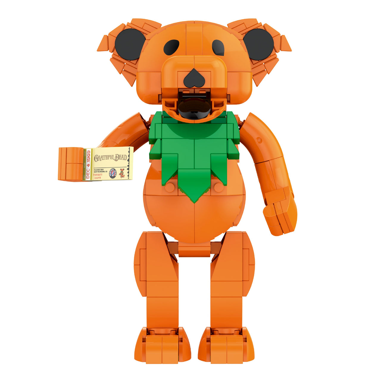 Grateful Dead Dancing Bear Brick Set | Ashbury Orange