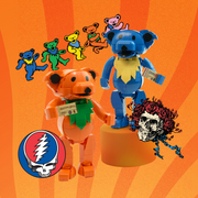 Grateful Dead Dancing Bear Brick Set | Ashbury Orange