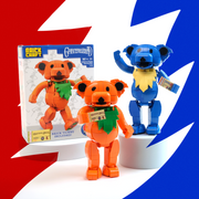 Grateful Dead Dancing Bear Brick Set | Stealie Blue