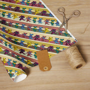 Grateful Dead Dancing Bears Gift Wrapping Paper