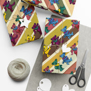 Grateful Dead Dancing Bears Gift Wrapping Paper