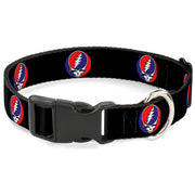 Grateful Dead Dog Collar | Black Steal Your Face