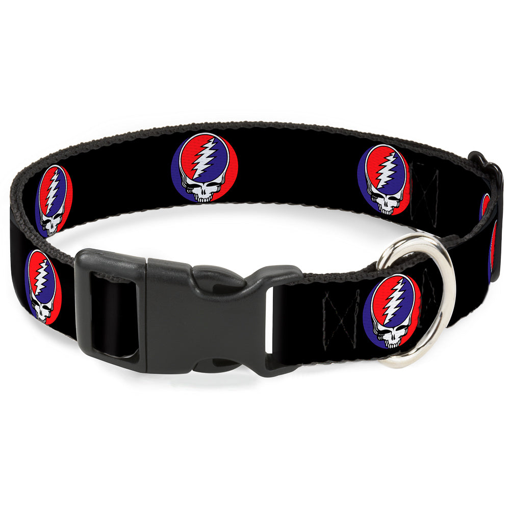Grateful Dead Dog Collar | Black Steal Your Face