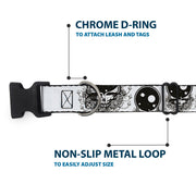 Grateful Dead Dog Collar | Black/White Space Your Face