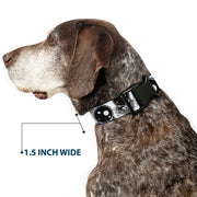 Grateful Dead Dog Collar | Black/White Space Your Face