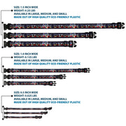Grateful Dead Dog Collar | Dave's Picks Skeleton Art