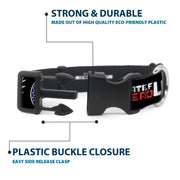 Grateful Dead Dog Collar | Stars & Stripes + Text