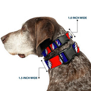 Grateful Dead Dog Collar | Steal Your Face + Large Lightning Bolt
