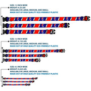 Grateful Dead Dog Collar | Steal Your Face + Large Lightning Bolt