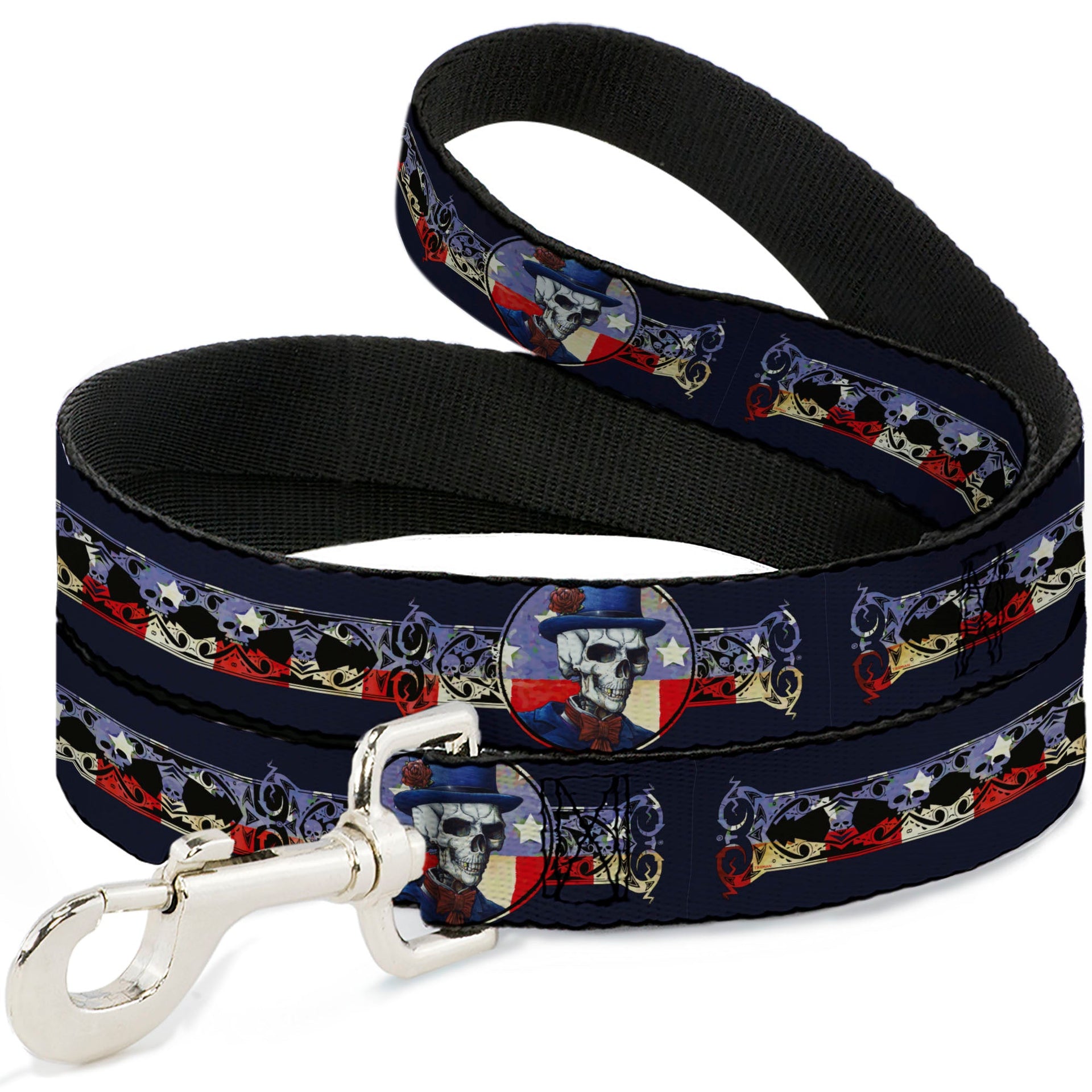 Grateful Dead Dog Leash | Dave's Picks Skeleton Art