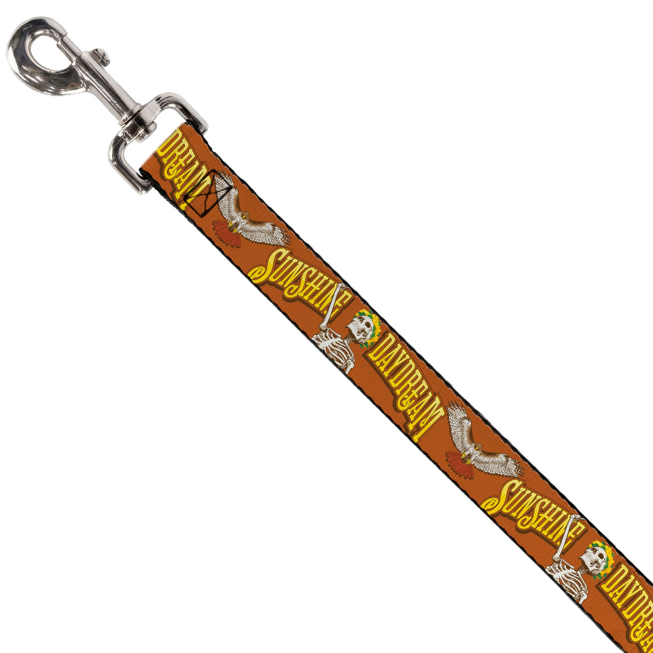 Grateful Dead Dog Leash | Orange Sunshine Daydream