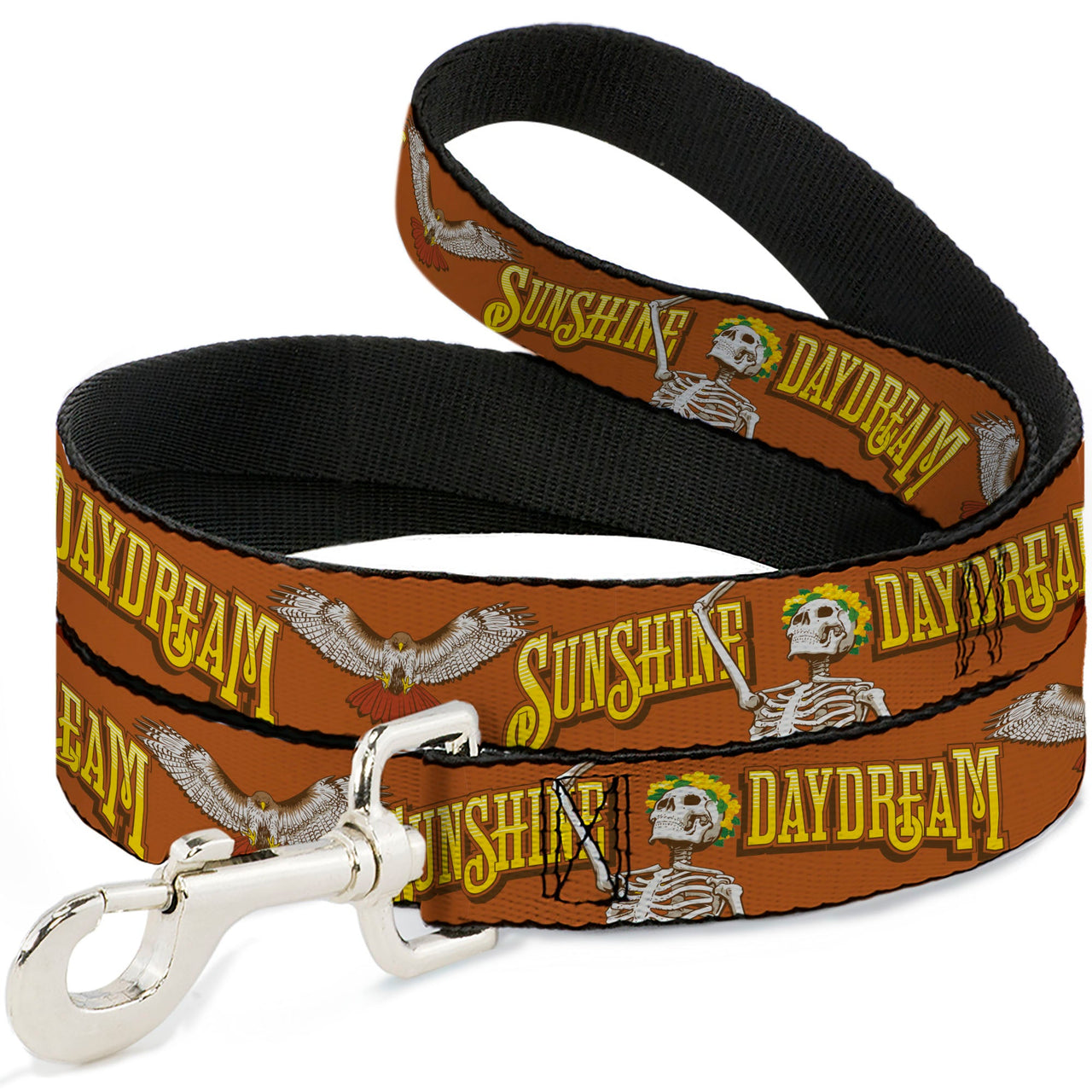 Grateful Dead Dog Leash | Orange Sunshine Daydream