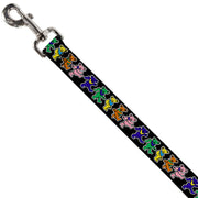 Grateful Dead Dog Leash | Rainbow Dancing Bears (Small Pattern)