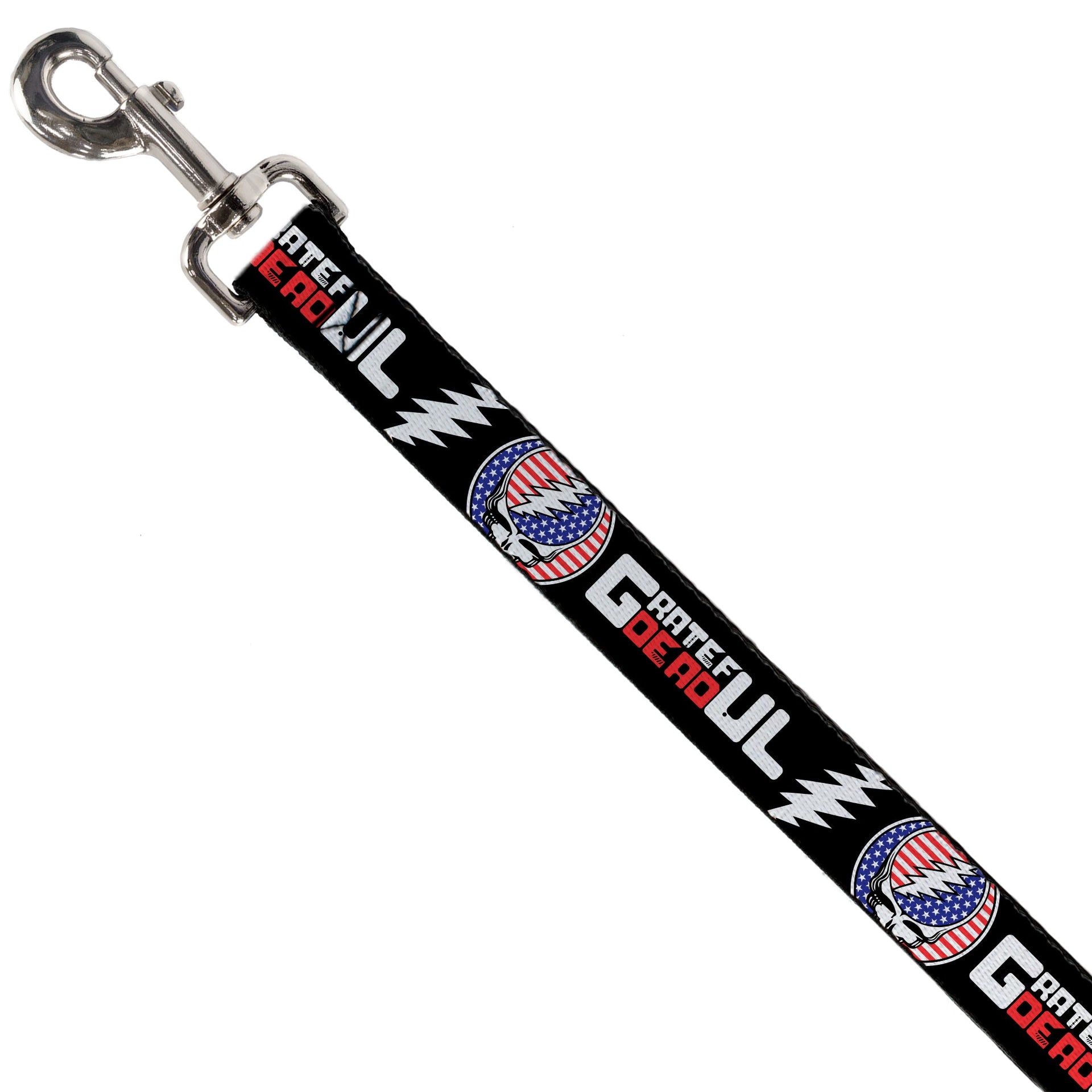 Grateful Dead Dog Leash | Stars & Stripes + Text