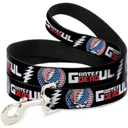 Grateful Dead Dog Leash | Stars & Stripes + Text