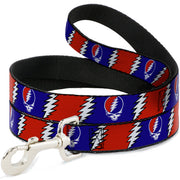 Grateful Dead Dog Leash | Steal Your Face + Large Lightning Bolt