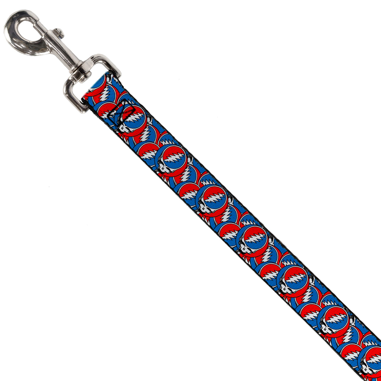Grateful Dead Dog Leash | Steal Your Face Stacked (Classic Blue)