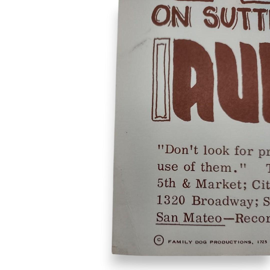 Grateful Dead, Grass Roots, Leaves – The Avalon Ballroom, San Francisco (May 27–28, 1966) by Wes Wilson