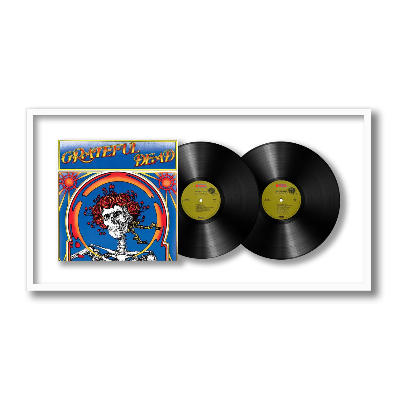 Grateful Dead - Grateful Dead, Skull & Roses, 1971 (Framed Vinyl)