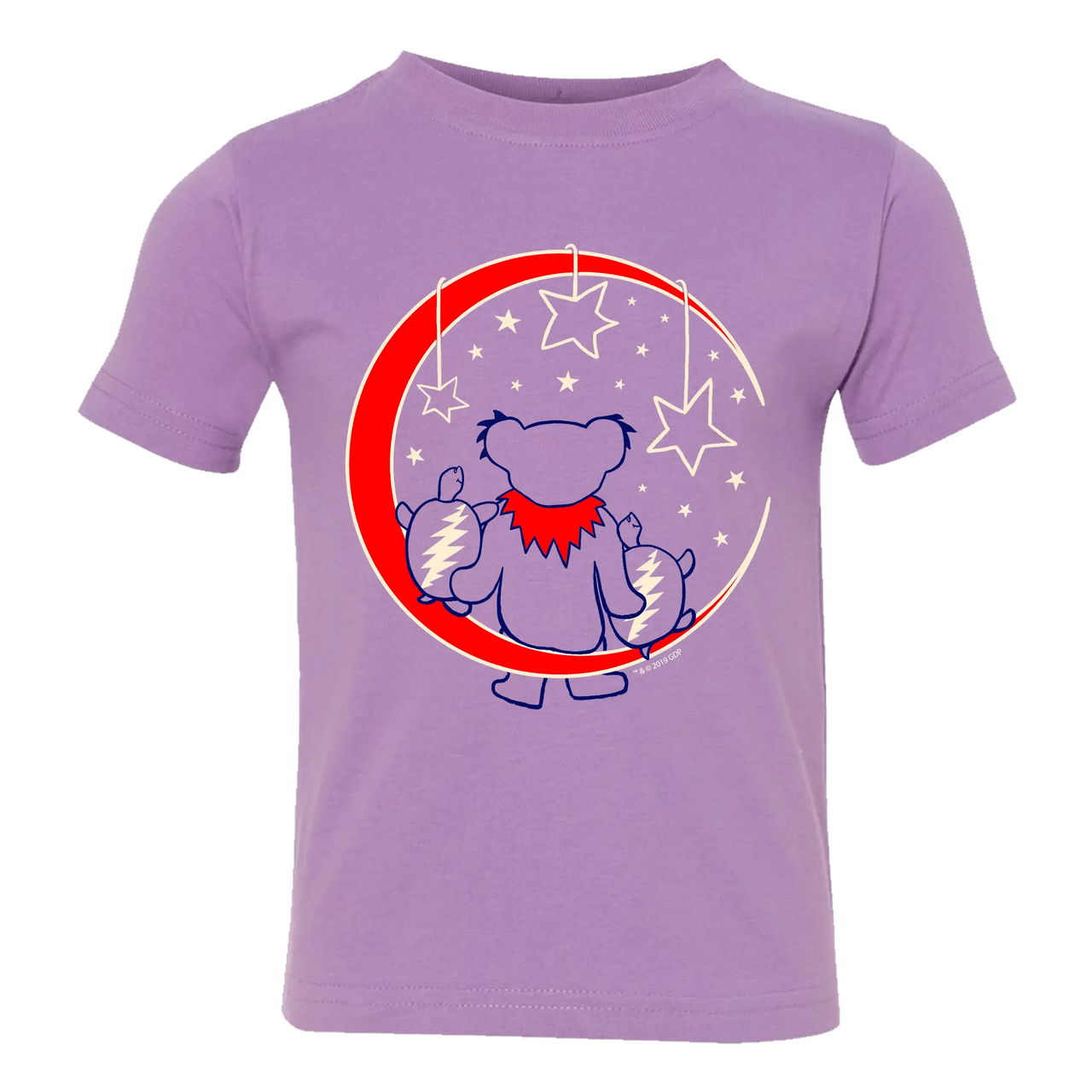 Grateful Dead Grateful Moon Toddler T-Shirt