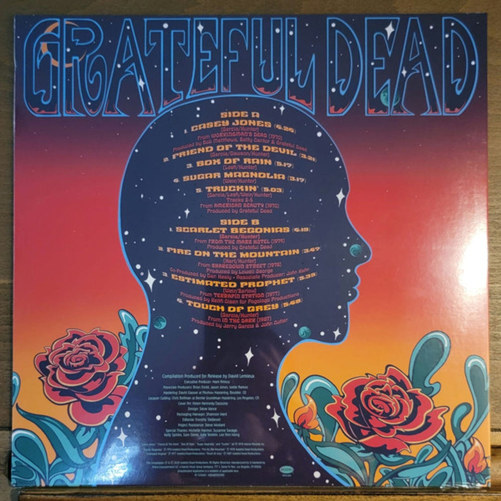 Grateful Dead – Gratest Hits (Blue LP Vinyl) - Detail