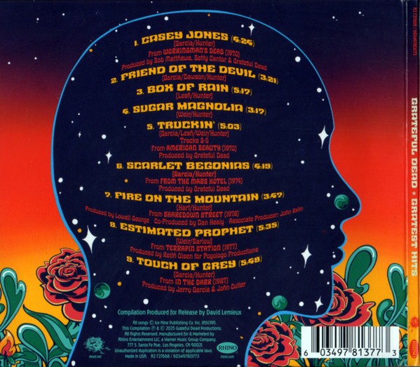 Grateful Dead – Gratest Hits (CD) - Detail