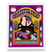 Grateful Dead Hill Auditorium Re-Print Poster by Gary Grimshaw