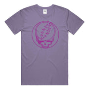 Grateful Dead Keyline Stealie T-Shirt - Grape