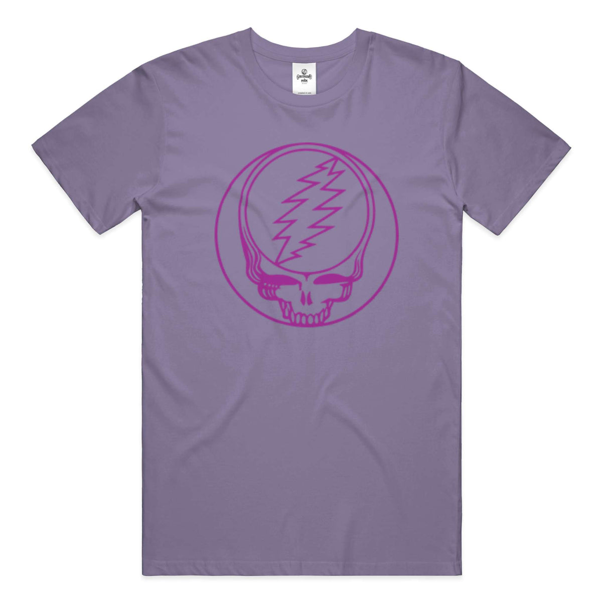 Grateful Dead Keyline Stealie T-Shirt - Grape