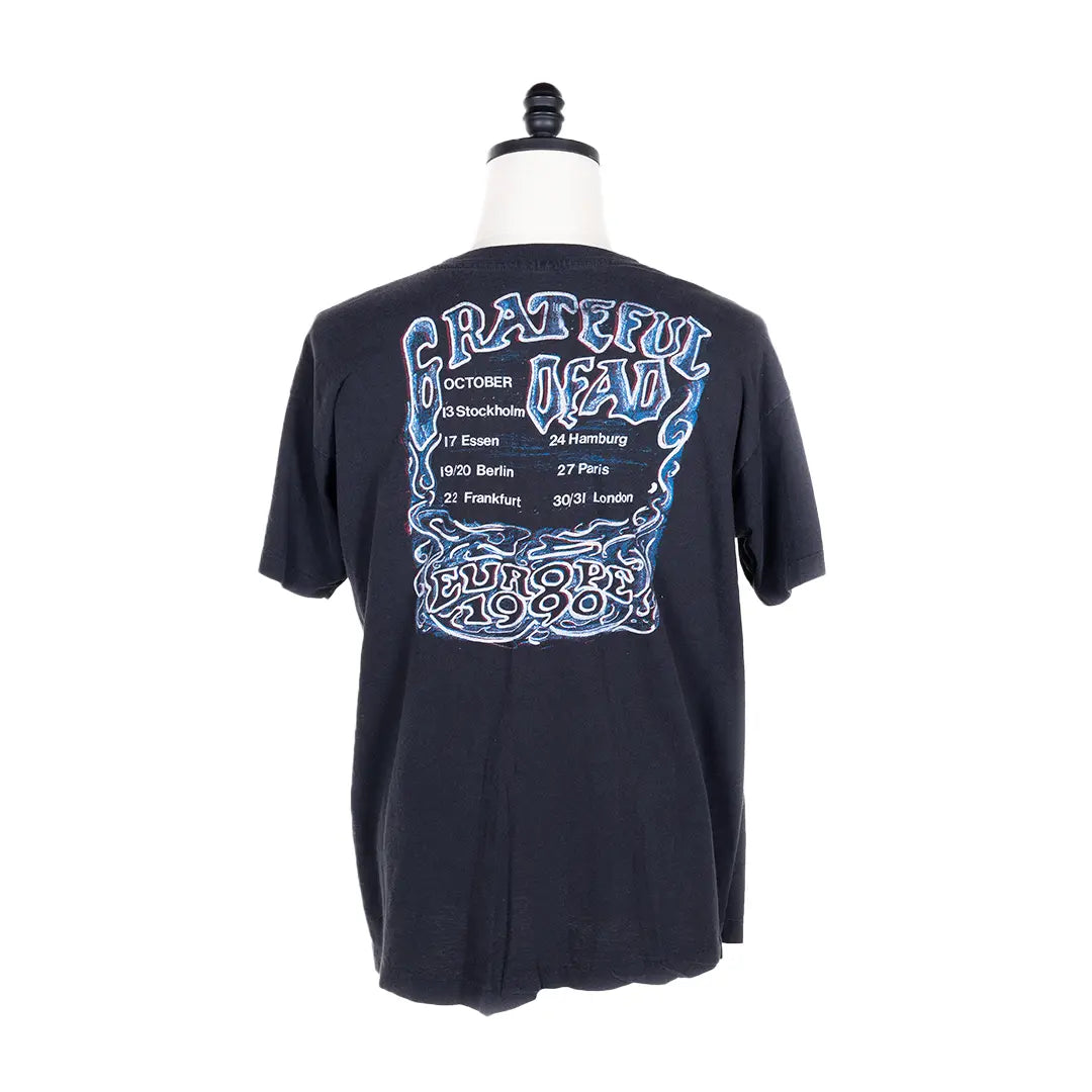 Grateful Dead Large Europe 90's Black T- Shirt | Relix | relix.shop
