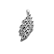Grateful Dead Lightning Bolt Celtic Knot Sterling Silver Charm Pendant
