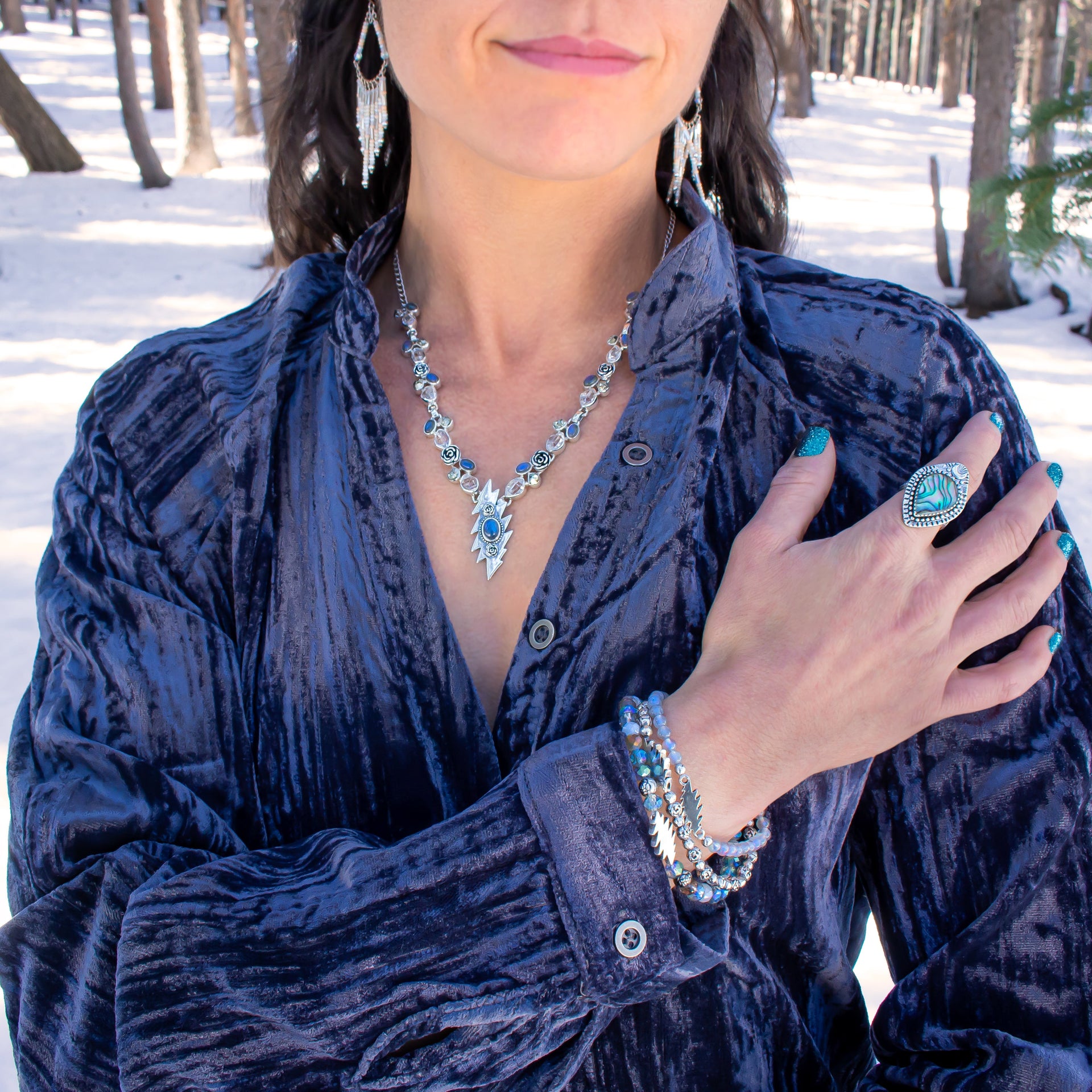 Grateful Dead Love In The Dream Necklace | Labradorite