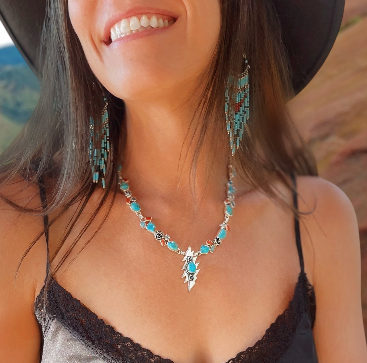 Grateful Dead Love In The Dream Necklace | Turquoise