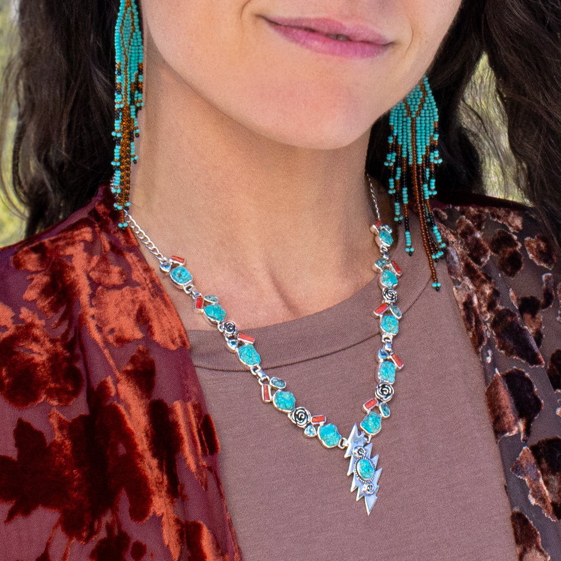 Grateful Dead Love In The Dream Necklace | Turquoise