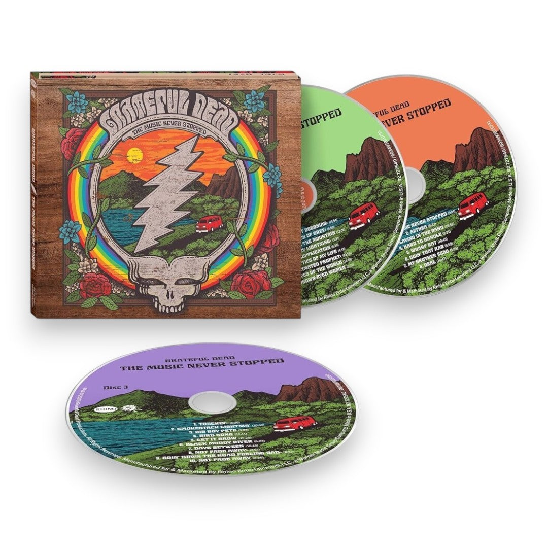 Grateful Dead – Music Never Stopped (3-CD) - Front
