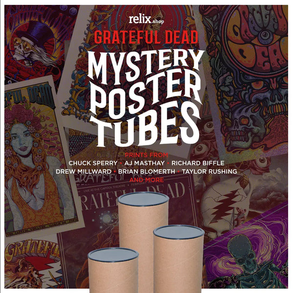 Grateful Dead Mystery Poster Tube (3 Prints) - relix.shop - Poster