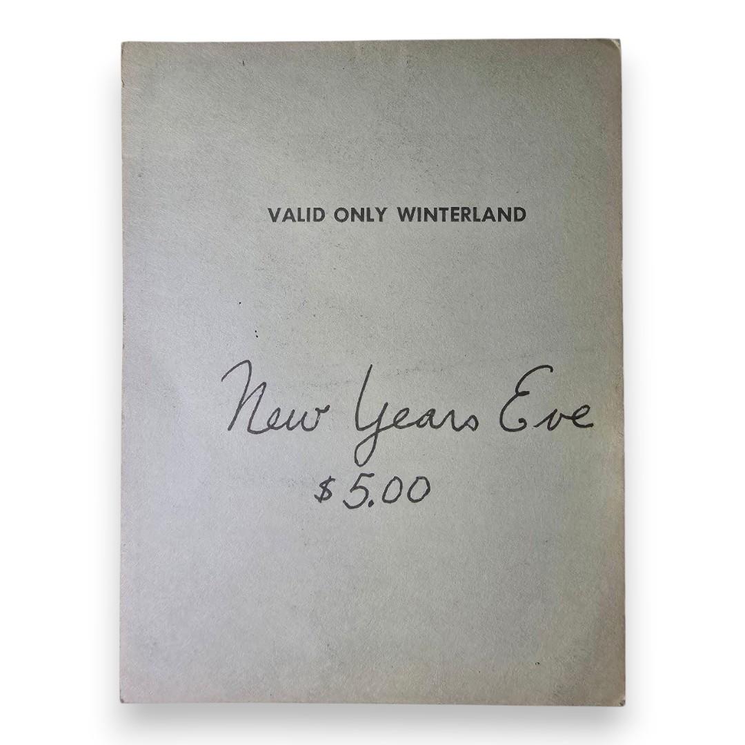 Grateful Dead, New Riders Of The Purple Sage, Cold Blood, Elvin Bishop, Boz Scaggs – The Fillmore, San Francisco (Jan 1, 1971) by David Singer (Concert Ticket)