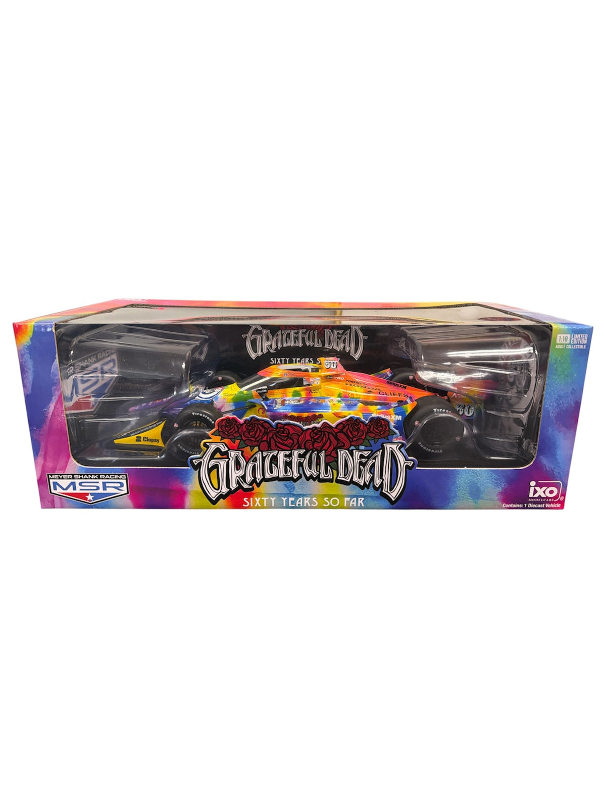 Grateful Dead Officially Licensed 1:18 Scale Indy Race Car – 10" Limited Edition Diecast Collectible
