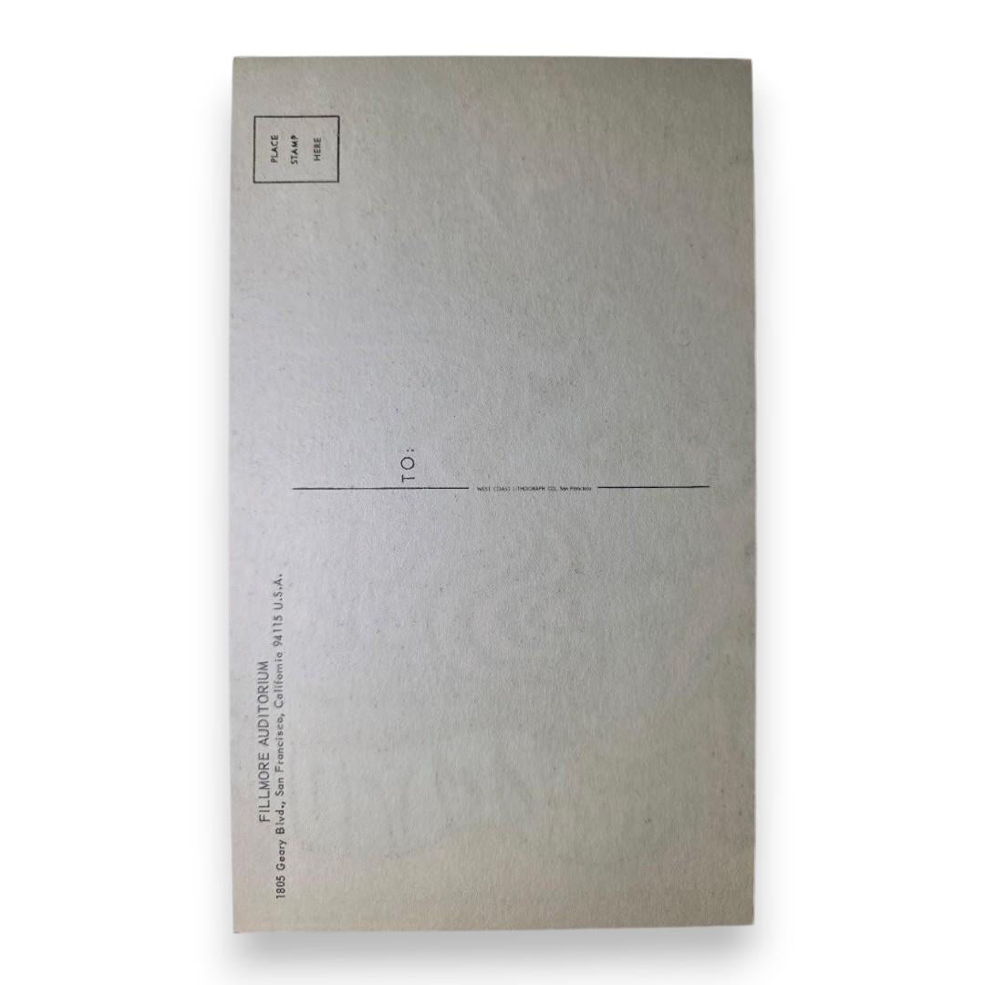 Grateful Dead, Otis Rush Chicago Blues Band, The Canned Heat Blues Band – The Fillmore, San Francisco (Feb 24, 1967) by Wes Wilson (Postcard)