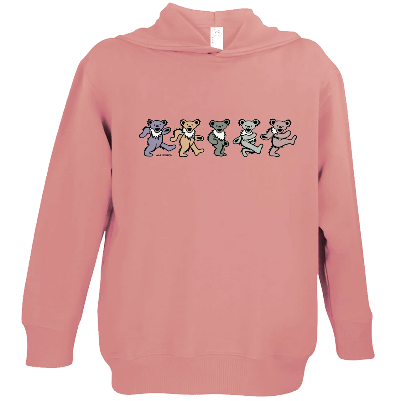 Grateful Dead Pastel Bears Toddler Hoodie