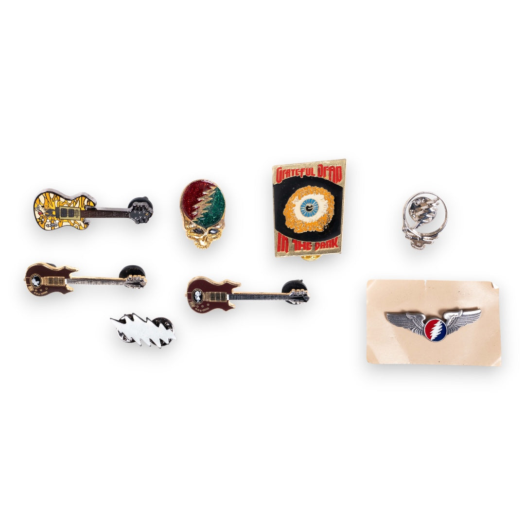 Grateful Dead Pins (Set of 8)