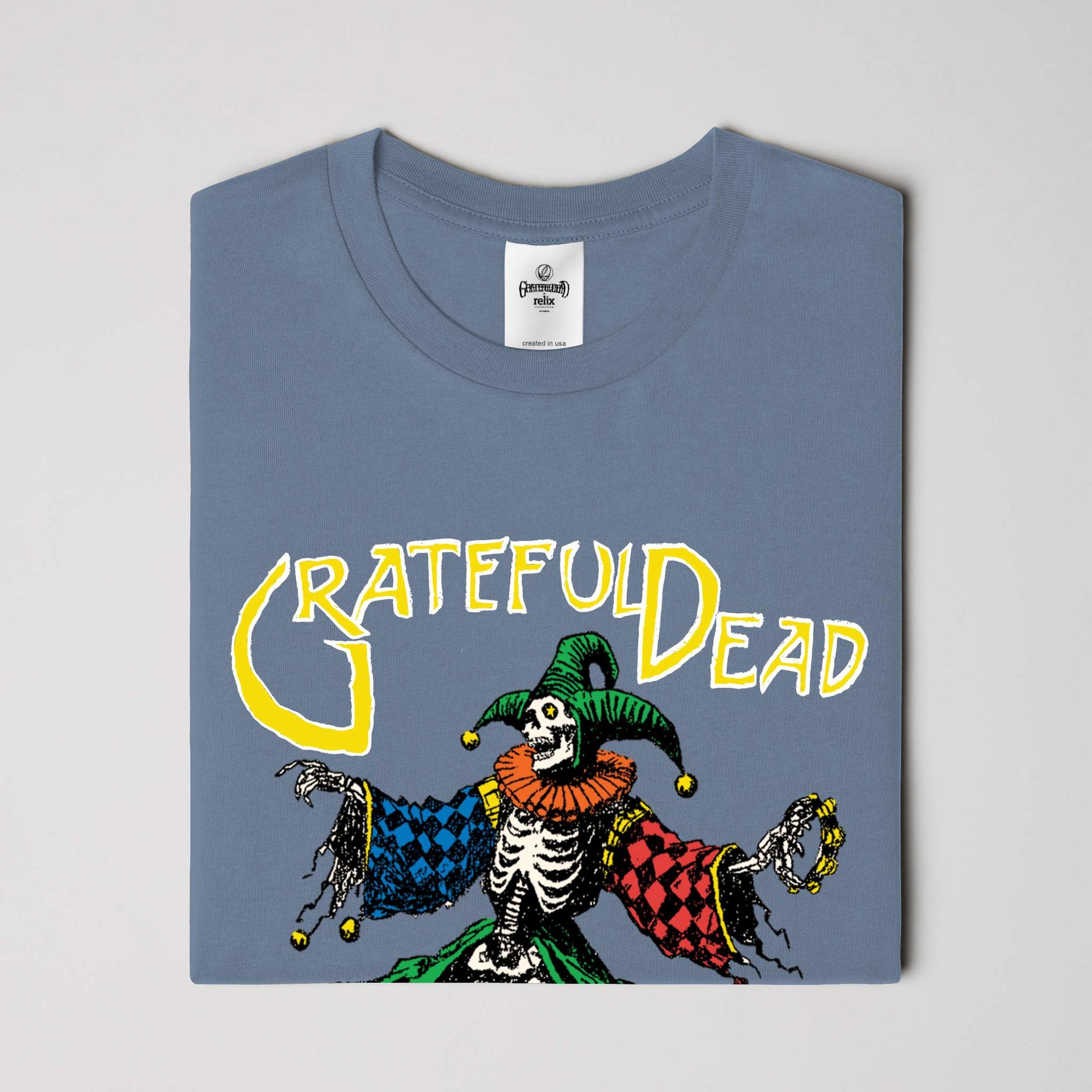 Grateful Dead Rainbow Jester Tee - Blue