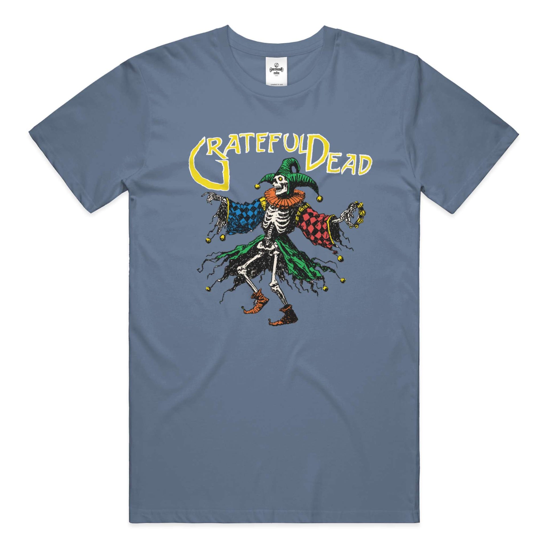 Grateful Dead Rainbow Jester Tee - Blue
