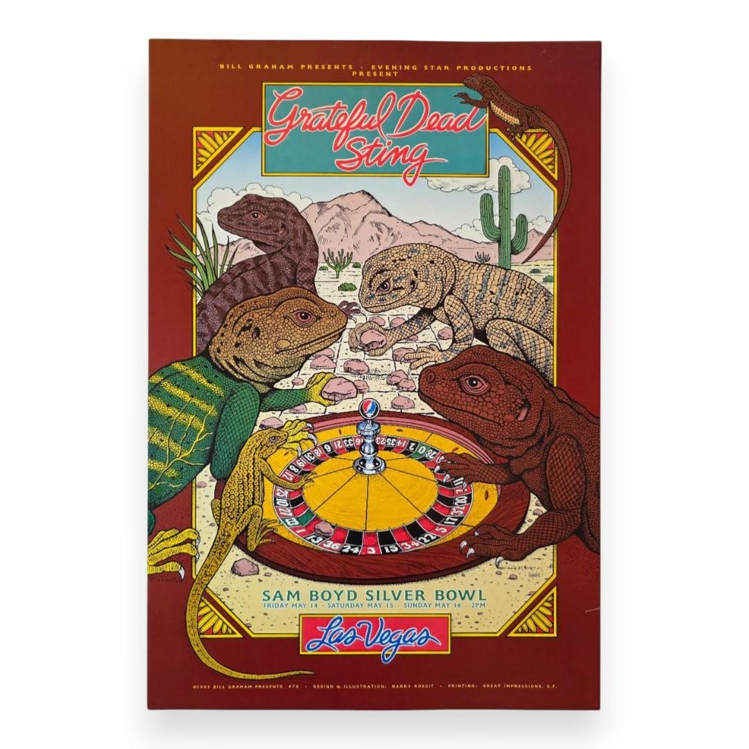 Grateful Dead – Sam Boyd Silver Bowl, Las Vegas (May 14–16, 1993) by Harry Rossit