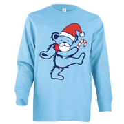 Grateful Dead Santa Bear Youth Long Sleeve T-Shirt