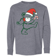 Grateful Dead Santa Bear Youth Long Sleeve T-Shirt