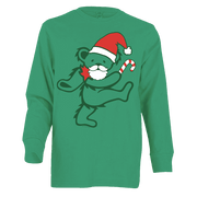 Grateful Dead Santa Bear Youth Long Sleeve T-Shirt