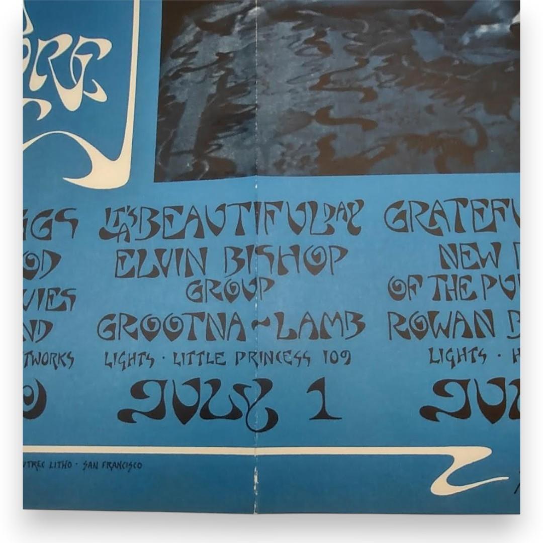 Grateful Dead, Santana, Quicksilver Messenger Service – The Fillmore, San Francisco (Jun 30–Jul 4, 1971) by David Singer (Fair Condition)