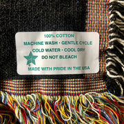Grateful Dead Scarlet Fire Steal Your Face Woven Cotton Blanket